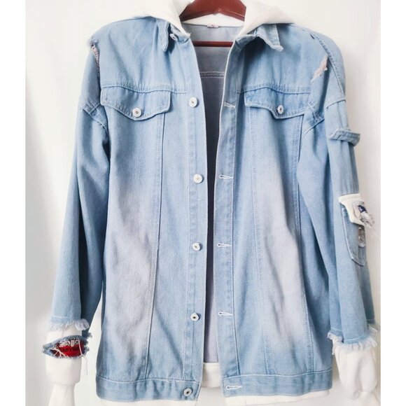 STRAY KIDS Jean Jacket/Hoodie - Picture 1 of 4